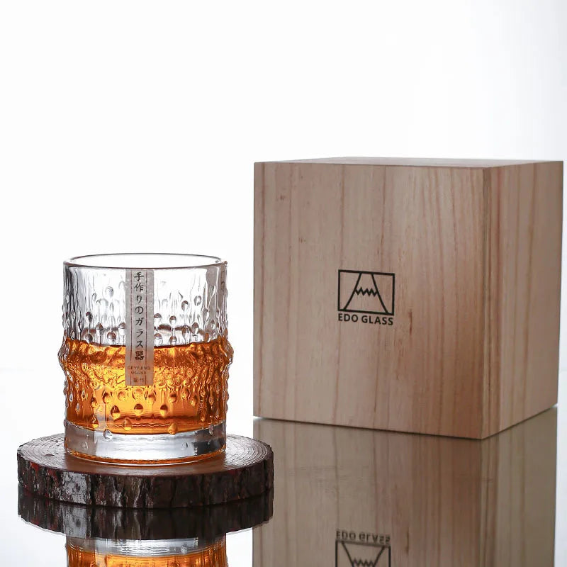 Erleben Sie die Eleganz der Natur mit den japanischen Stil Bambus Joint Old Fashioned Whiskygläsern