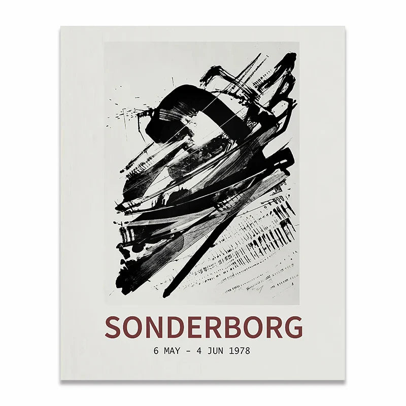 Mittelalterliche Retro-Stil Kollektion Schwarz Weiß Künstler Werke Leinwanddruck Malerei Poster Bild Wandkunst Wohnzimmer Wohnkultur