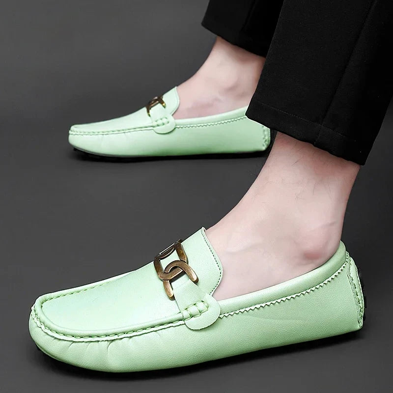 Herren Freizeit Schuhe Atmungsaktive Slipper Sneaker Flach Handgemacht Retro Freizeit Slipper