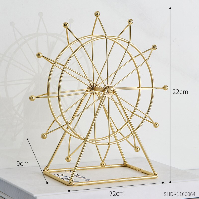 Goldene dekorative Tierstatue