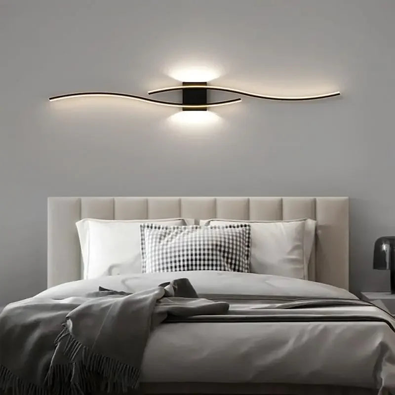 Moderne LED-Wandleuchte – Wandbeleuchtung für Wohnzimmer, Schlafzimmer und Flur – Stilvolle Innenraumbeleuchtung