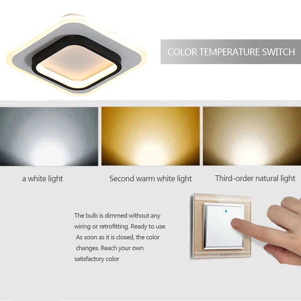 LED-Deckenleuchten Kronleuchter Moderne Decken-LED-Leuchte für Raum Aufputz Schlafzimmer Wohnzimmer Flur Balkonlichter
