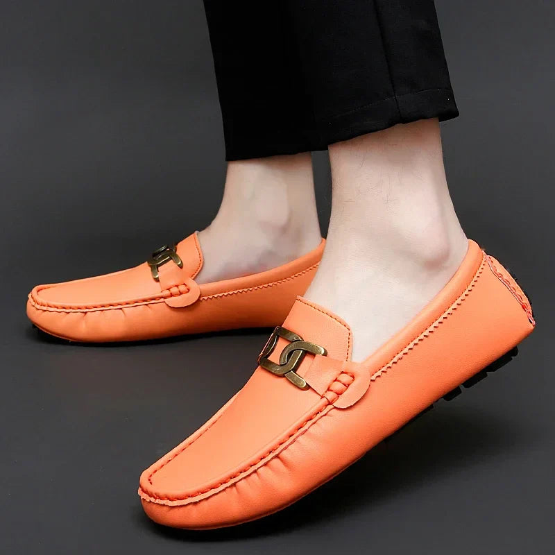 Herren Freizeit Schuhe Atmungsaktive Slipper Sneaker Flach Handgemacht Retro Freizeit Slipper