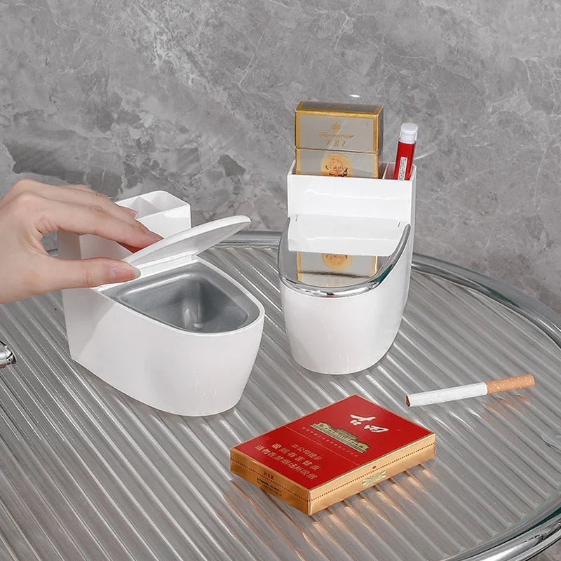 Kreativer Wandmontierter Toiletten-Aschenbecher
