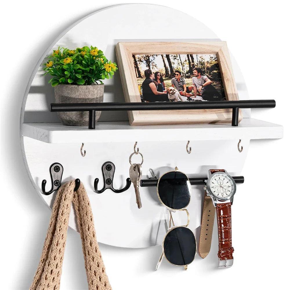 Sandsberg | EcoKey Holz Wand Schlüsselhalter – Nachhaltiges Design & Minimalistische Wohnorganisation