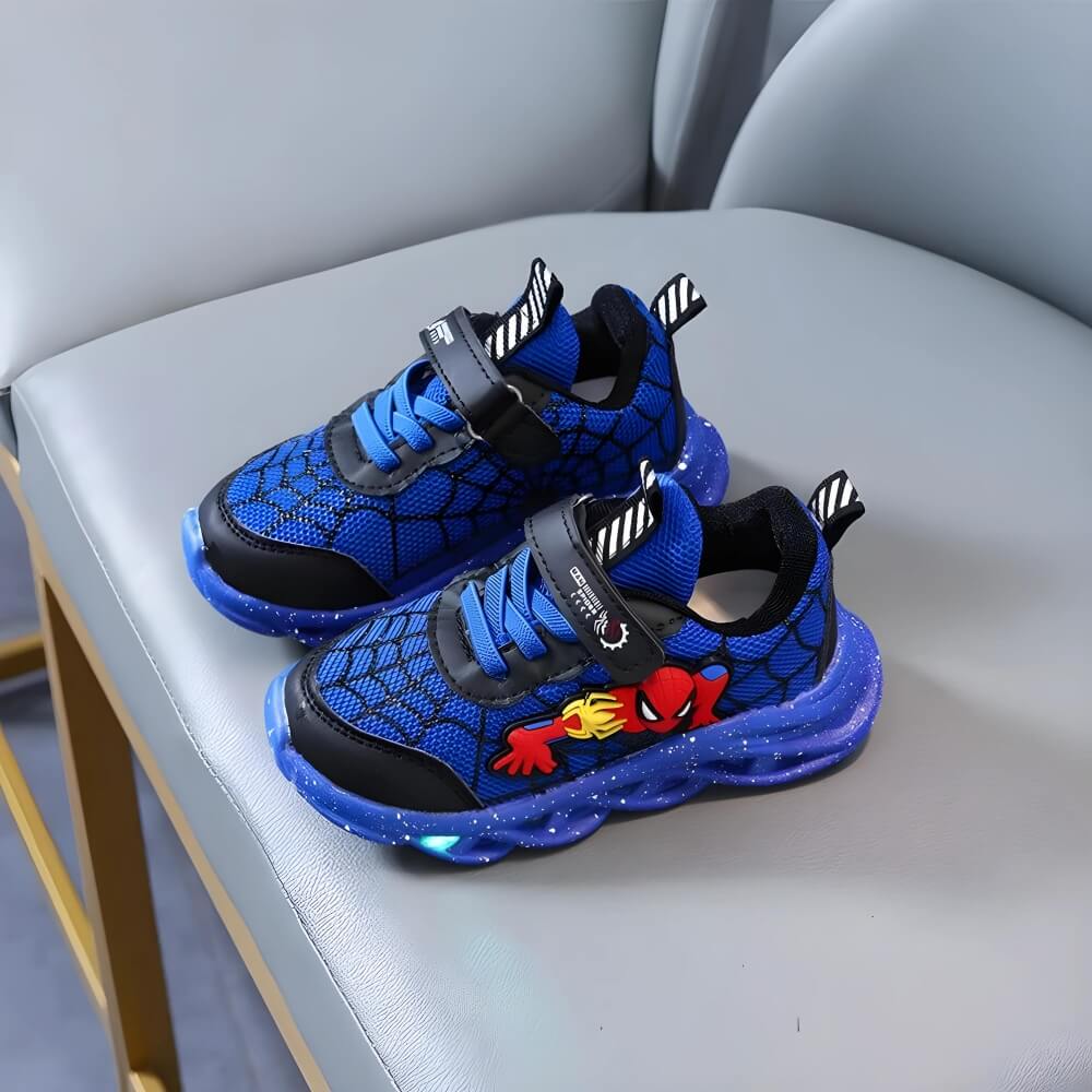 Superhelden LED Sneakers - Leuchtende Kinderschuhe