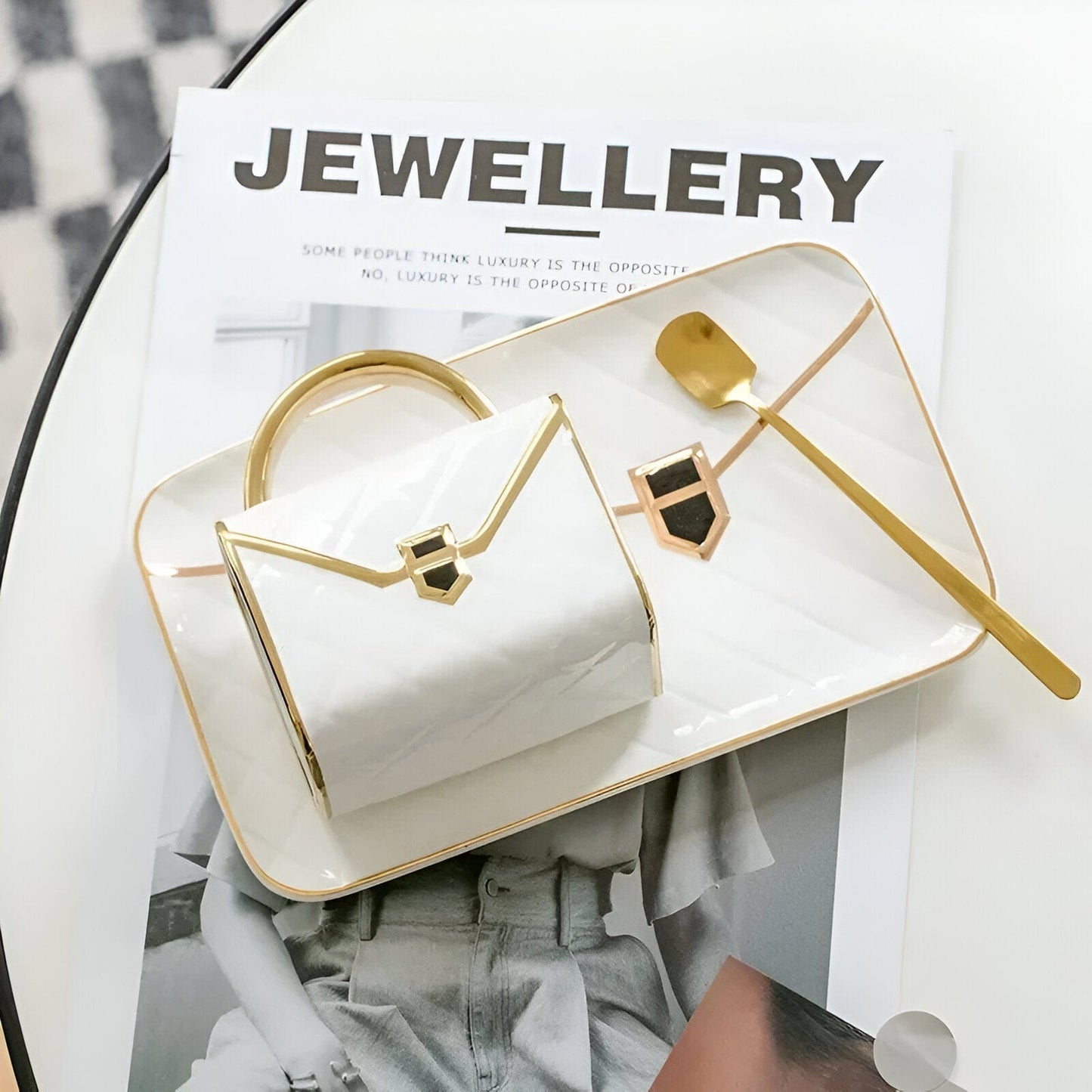 Chic Handtaschen Tassen Set