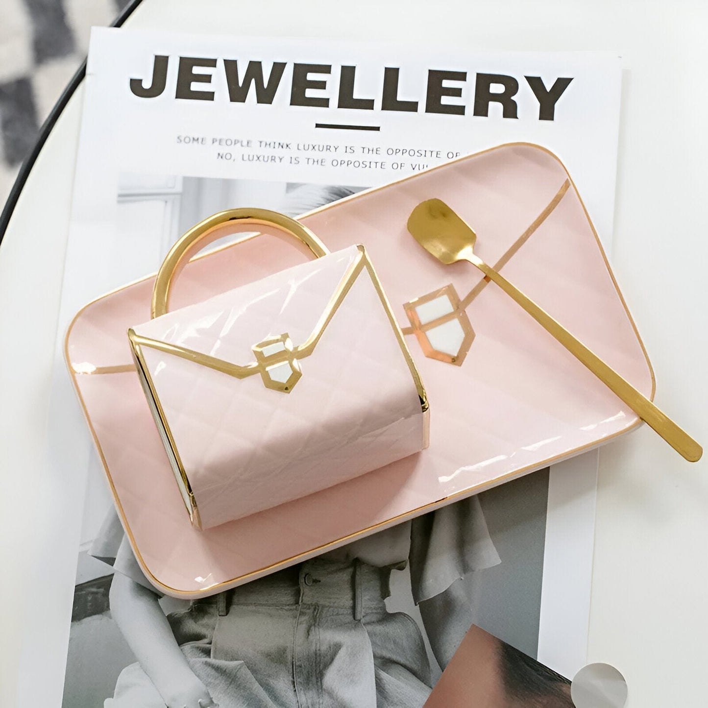 Chic Handtaschen Tassen Set