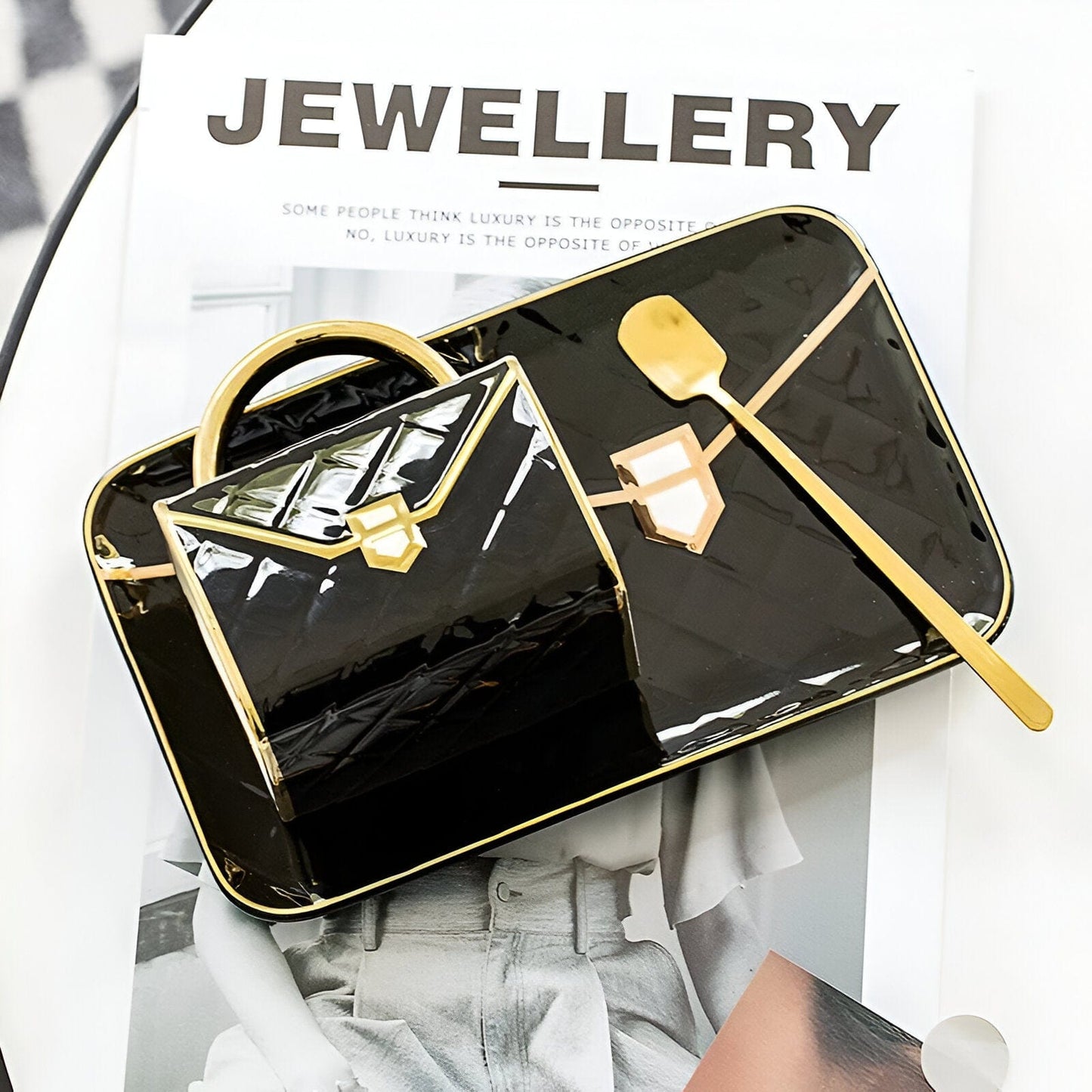 Chic Handtaschen Tassen Set