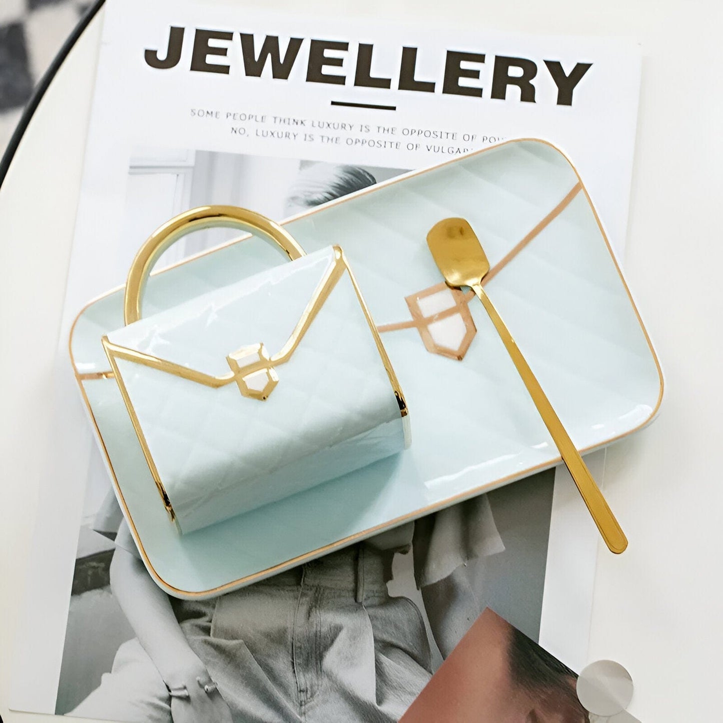 Chic Handtaschen Tassen Set