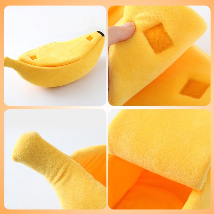 Sandsberg | Creative Kennel Banana Shape Cat Litter Winter Warm Pet Nest, Größe:XL(Grün)