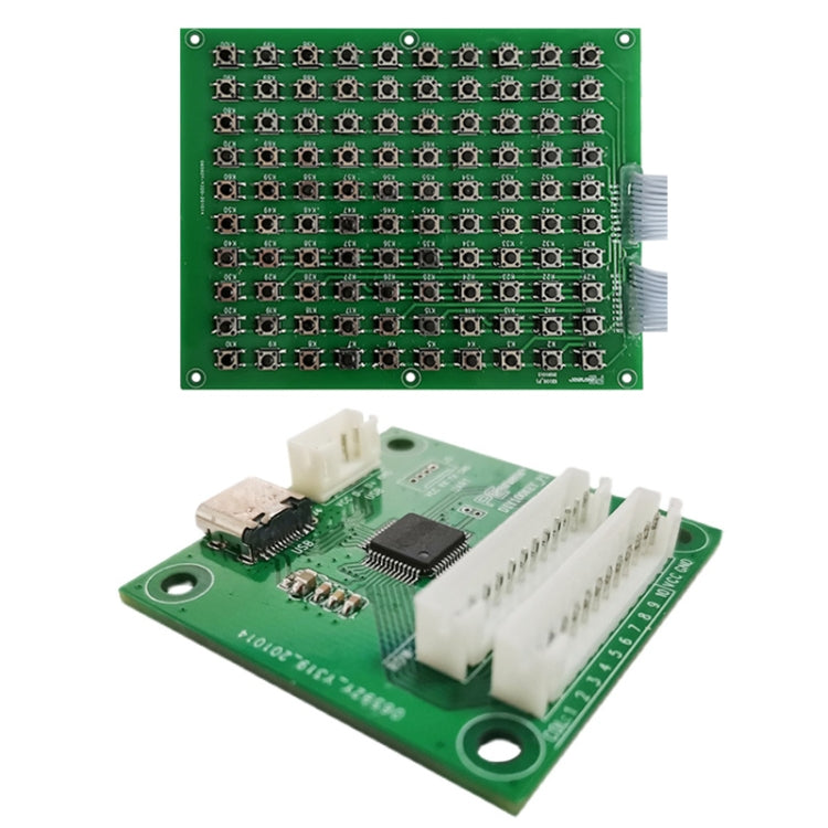 Sandsberg | Pcsensor 100-Tasten-Touch-Schaltermodul Benutzerdefinierte Tastatur und Maus Test Entwicklungsplatine, Stil:DIY