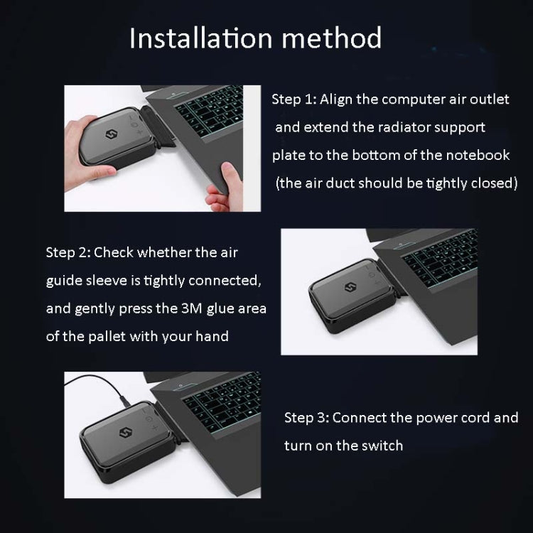 Sandsberg | Suohuang Computer Notebook Abgasradiator Seitenansaugventilator Maschine für Lenovo/ASUS/Dell Laptops, Stil: Farblich-220V Intelligente Konstanttemperatur, CN Stecker