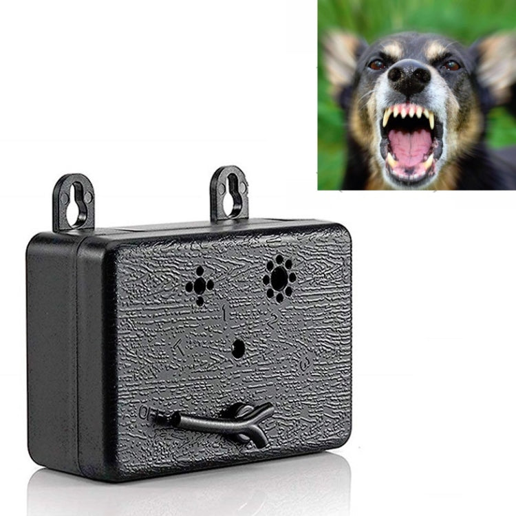 Sandsberg | Ultrasonic Hundevergrämer Haustier Automatischer Bellenstopper Hundetraining Zubehör, Spezifikation: CSB19 (Batterietyp)(Schwarz)
