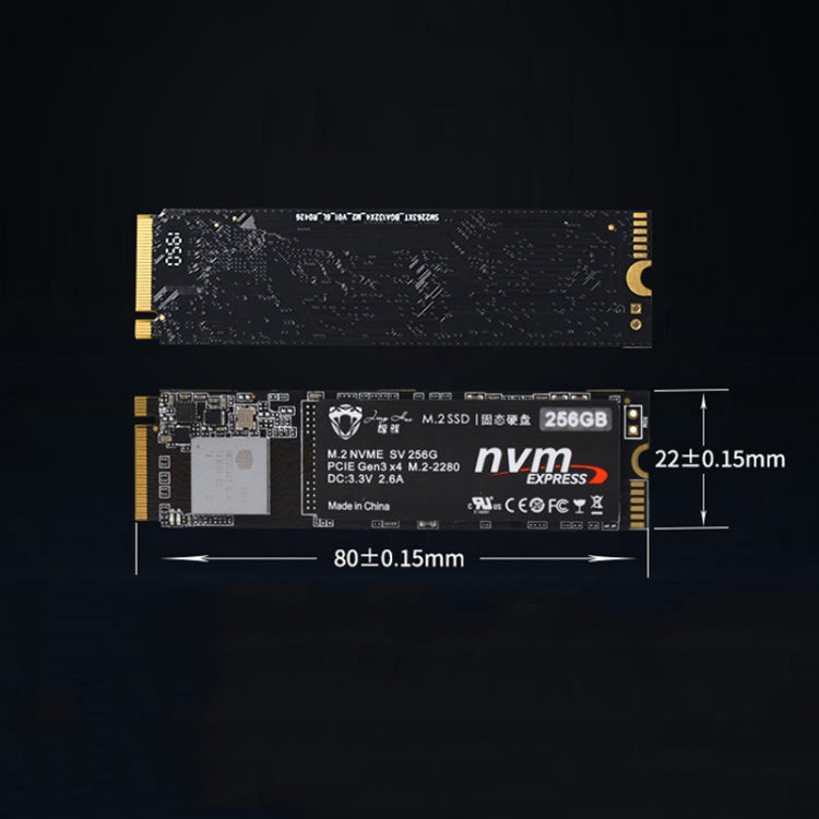 Sandsberg | JingHai M.2 Schnittstelle Solid State Drive PCIe NVMe Hochgeschwindigkeits-SSD Notebook Desktop SSD, Kapazität:512GB