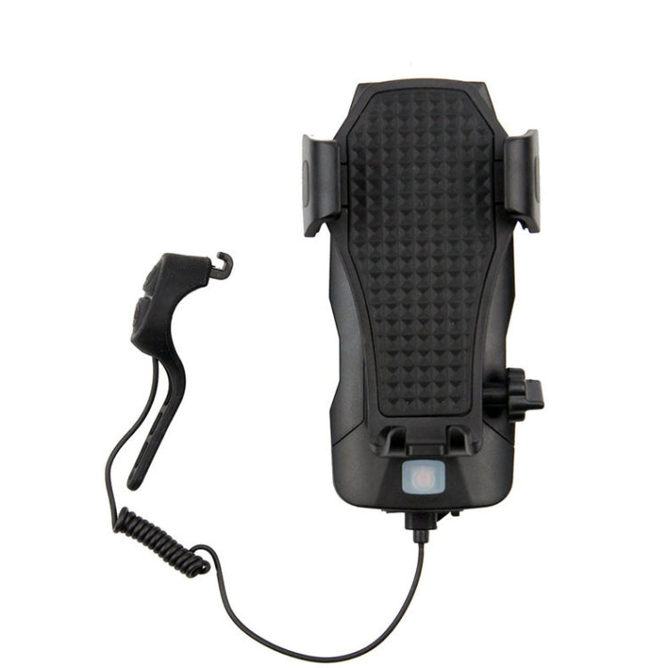 Sandsberg | 500LM Fahrradlicht Mobiltelefonhalter Multifunktionelles Frontlicht mit Hupe 4000 mAh (Schwarz Blau)