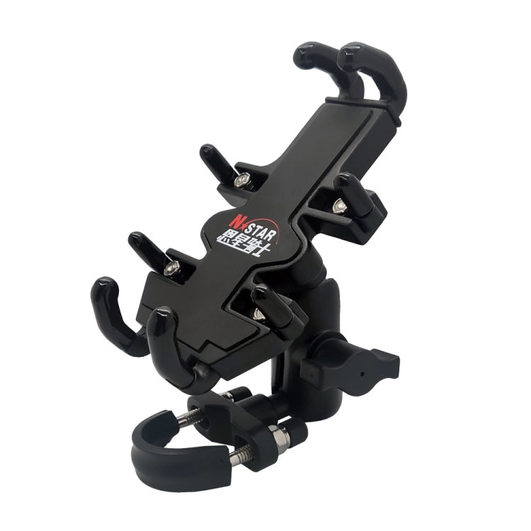 Sandsberg | N-STAR NJN001 Motorrad Fahrrad kompatibler Handyhalter Aluminium Zubehör Reitausrüstung (mit T Kopf)