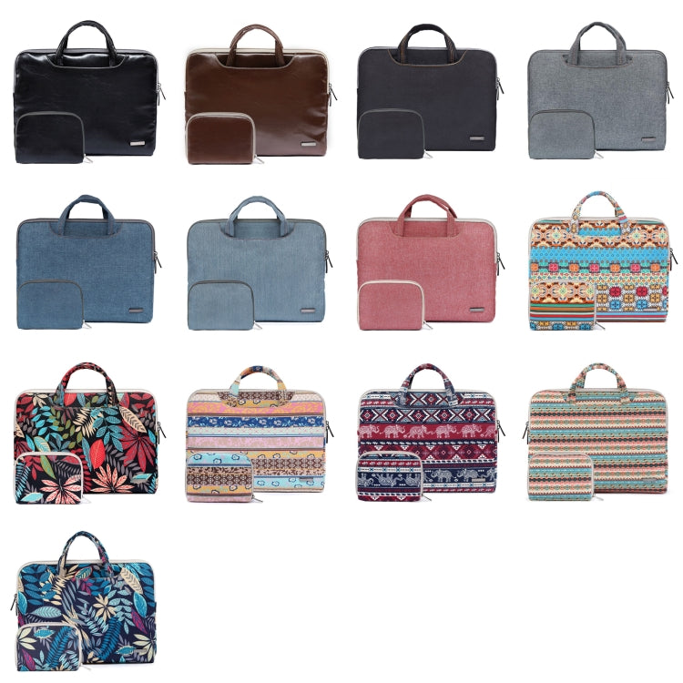 LiSEN LS-116 Schlichte Laptop-Tasche Business Laptop Innenbeutel, Größe: 11,6 Zoll (Canvas Bohemia)