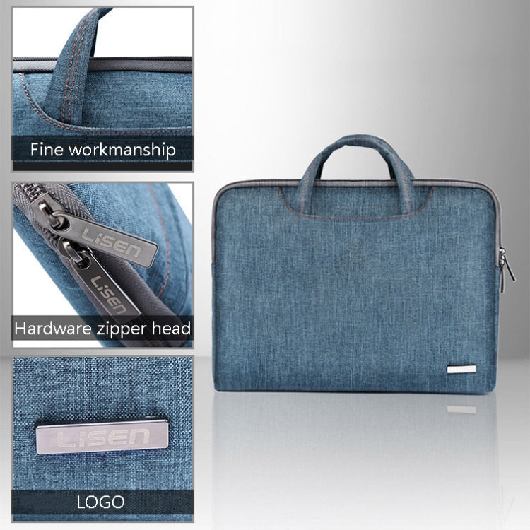 LiSEN LS-116 Schlichte Laptop-Tasche Business Laptop Innenbeutel, Größe: 11,6 Zoll (Canvas Bohemia)