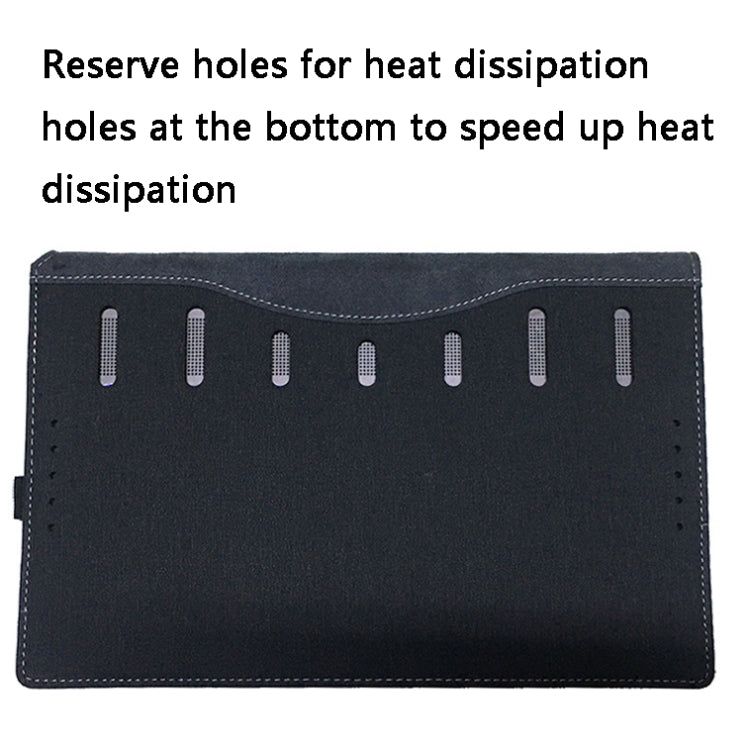Sandsberg | PU-Leder Laptop-Hülle für HP Spectre X360 15-EB 15,6 (Schwarz)