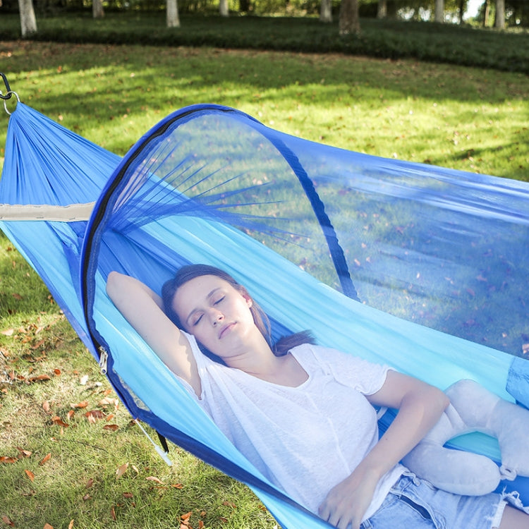 Sandsberg | Outdoor Camping Anti-Mücken Schnell-Öffnende Hängematte, Spez: Doppel (Pink+Himmelblau)