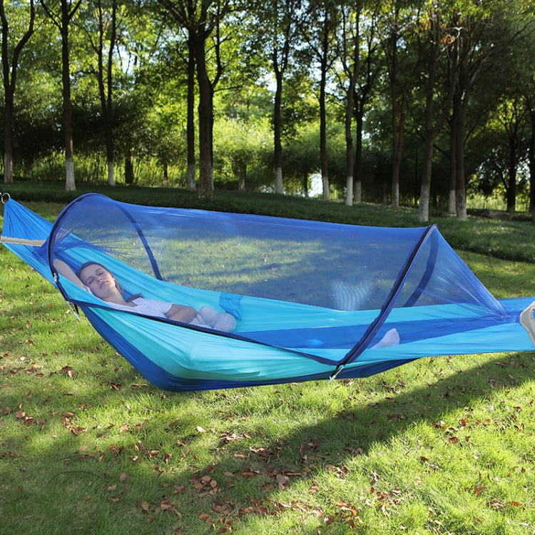 Sandsberg | Outdoor Camping Anti-Mücken Schnell-Öffnende Hängematte, Spez: Doppel (Pink+Himmelblau)