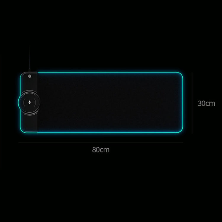 Sandsberg | K9186 Multifunktionale RGB-Beleuchtung Mauspad mit Wireless Charger (Bunt)