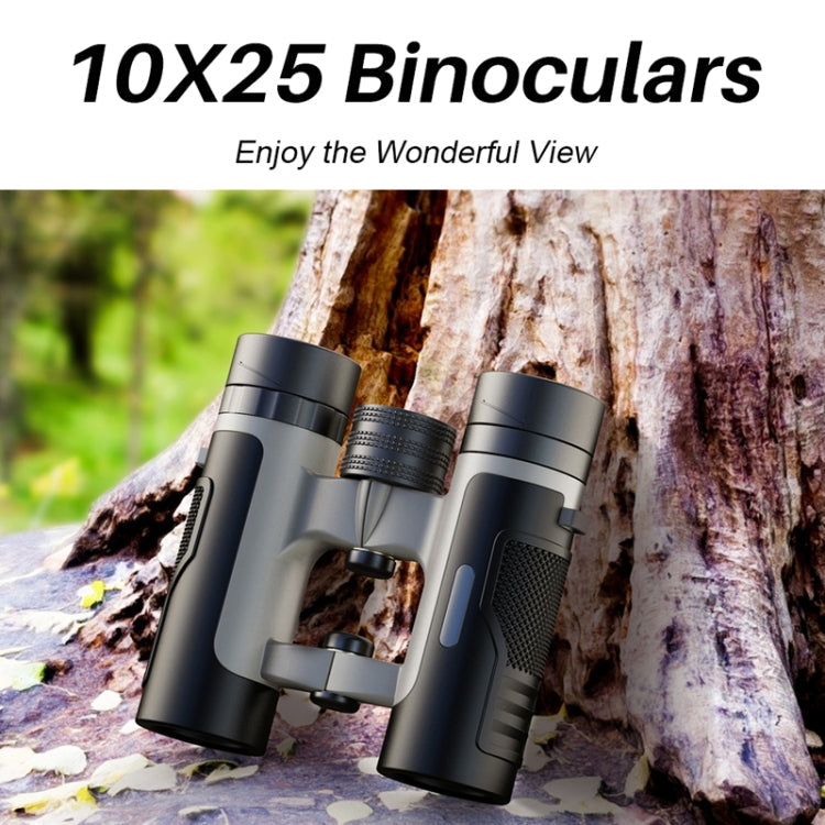 Sandsberg | APEXEL 10 x 25 Fernglas BAK4 Prisma Zoom-Teleskop für Vogelbeobachtung Jagd Wandern (Schwarz)