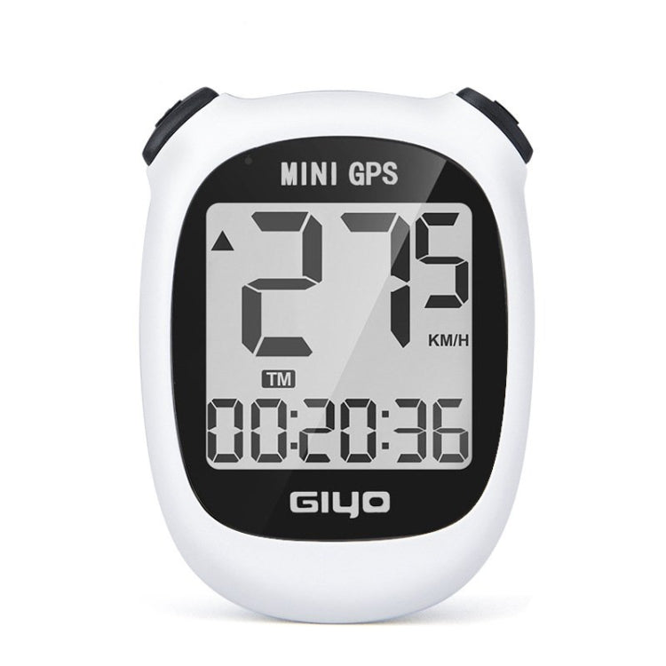 Sandsberg | GIYO M3 LCD Display Fahrrad GPS Fahrradcomputer Drahtlos Straßenfahrrad Stoppuhr Geschwindigkeitsmesser (Weiß)
