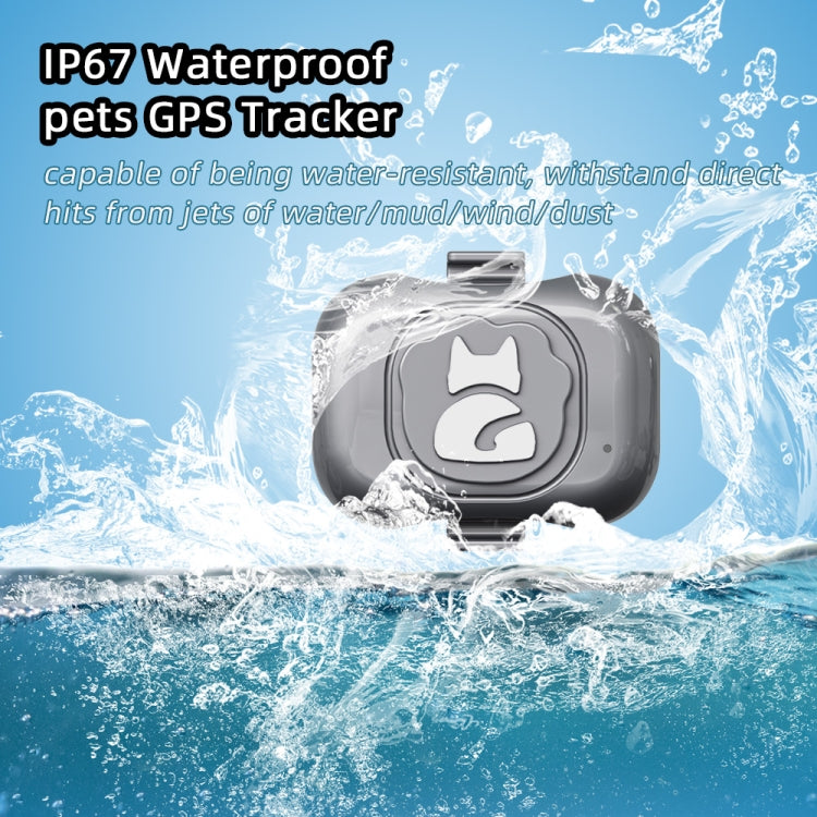 Sandsberg | G16 Haustier GPS Tracker IP67 Wasserdicht Smart Halsband Anti-Verlust Tracking für Hund Katze