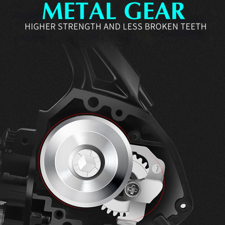 Sandsberg | Metall Spinnrad Angelrolle Casting Meerestock Rad, Stil: YK SE7000 (Halbmetall Kugelgriff)