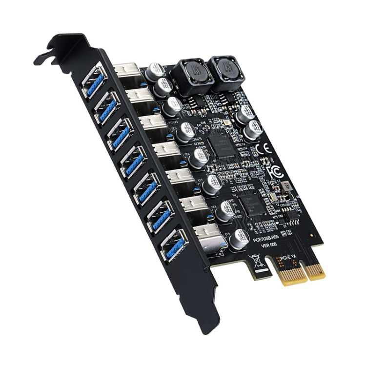 Sandsberg | PCE7USB-R05 PCI-E zu USB 3.2 GEN1 7-Port 19PIN Erweiterungskarte Super Speed 5Gbps