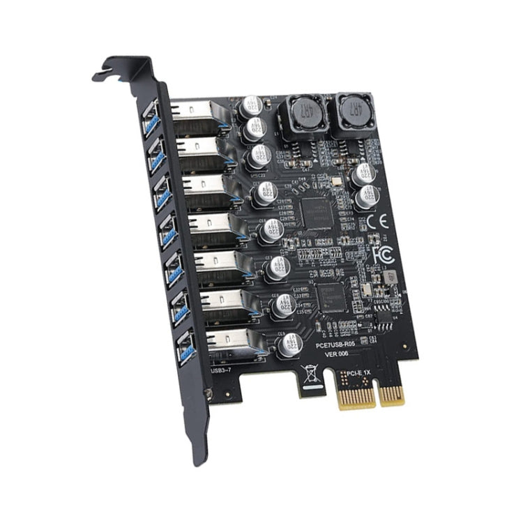 Sandsberg | PCE7USB-R05 PCI-E zu USB 3.2 GEN1 7-Port 19PIN Erweiterungskarte Super Speed 5Gbps