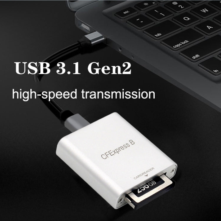 Sandsberg | 10G High-Speed USB 3.2 Z6/Z7 1DX3-kabel CFEXPRESS-kaartlezer met netkabel