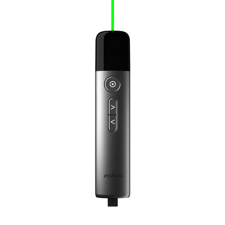 Sandsberg | ASiNG LED LCD Bildschirm Hochleistungs Hellgrün Laserpointer PPT Präsentationsanleitungen Seitenpräsentator(A17)