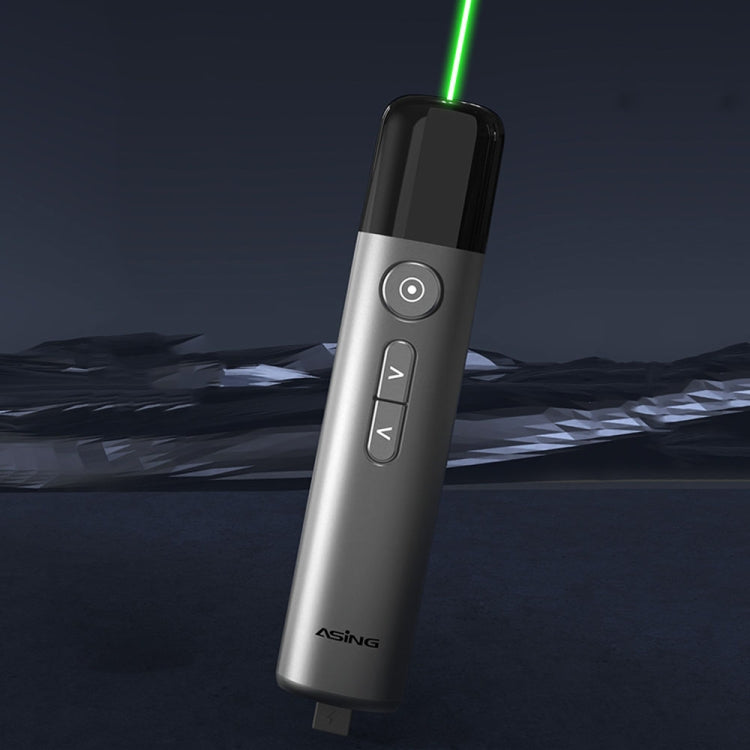 Sandsberg | ASiNG LED LCD Bildschirm Hochleistungs Hellgrün Laserpointer PPT Präsentationsanleitungen Seitenpräsentator(A17)