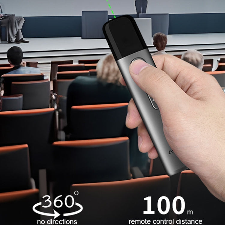 Sandsberg | ASiNG LED LCD Bildschirm Hochleistungs Hellgrün Laserpointer PPT Präsentationsanleitungen Seitenpräsentator(A17)
