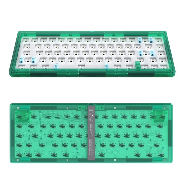 Sandsberg | Hot Swap Welle Verdrahtet RGB Hintergrundbeleuchtung Anpassbares Mechanisches Tastatur Kit (Grün Transparent)