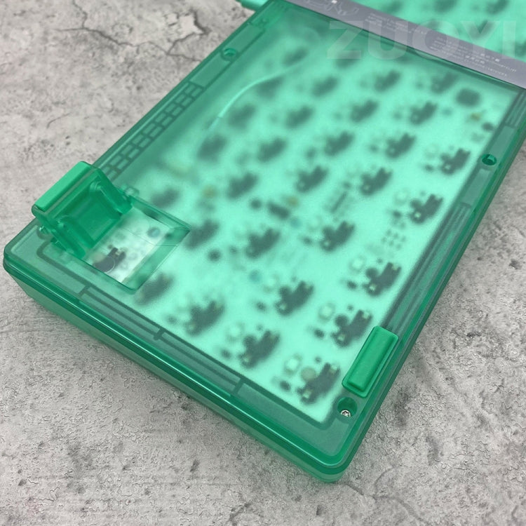 Sandsberg | Hot Swap Welle Verdrahtet RGB Hintergrundbeleuchtung Anpassbares Mechanisches Tastatur Kit (Grün Transparent)