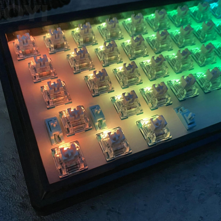 Sandsberg | Hot Swap Welle Verdrahtet RGB Hintergrundbeleuchtung Anpassbares Mechanisches Tastatur Kit (Grün Transparent)