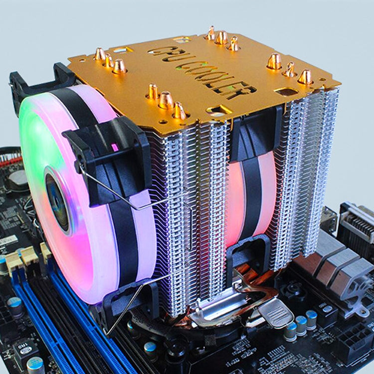 Sandsberg | EVESKY 600 Desktop-Computer 4 Kupferrohr Stille CPU Kühlgebläse, Farbe: Farbe Einzelner Ventilator