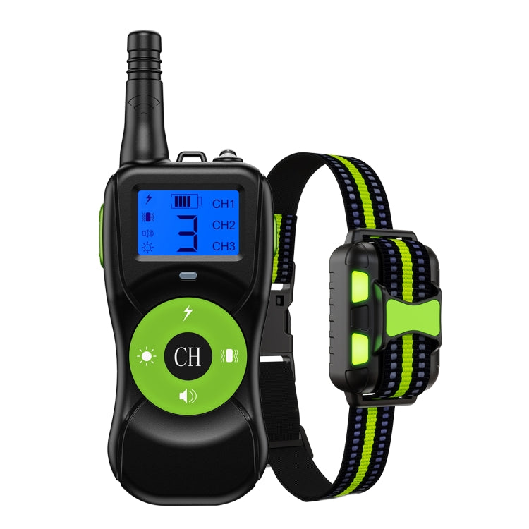 Sandsberg | Smart Electronic Remote Control Hundetrainingsgerät Wasserdicht Haustier Bellen Stopper, Größe: Für-Ein-Hund (Fluorescent Green)