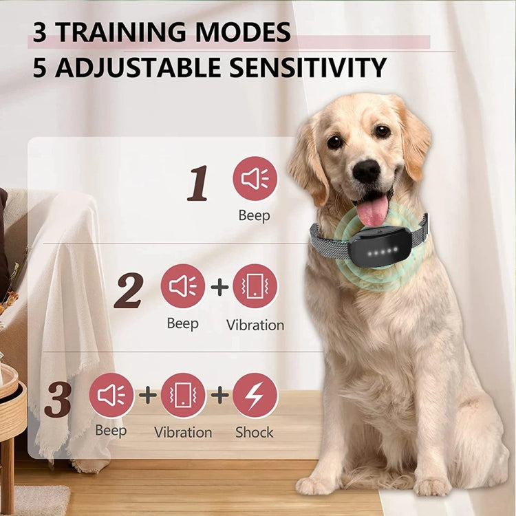 Sandsberg | Touch Stop Bark Hunde Trainer Anti Bellen Tierbedarf (Schwarz)