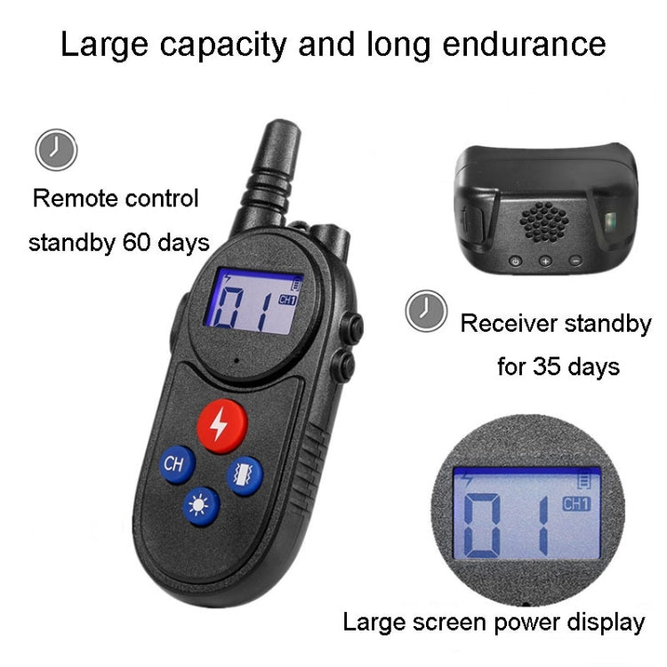 Sandsberg | 1000m Fernbedienung Intercom Hundetrainer Elektrischer Schock Vibration Stop Barker(Gelb)