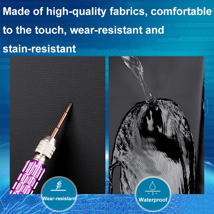 Sandsberg | Erweiterbarer wasserdichter Laptop-Rucksack für das Geschäft mit USB-Anschluss (Schwarz)