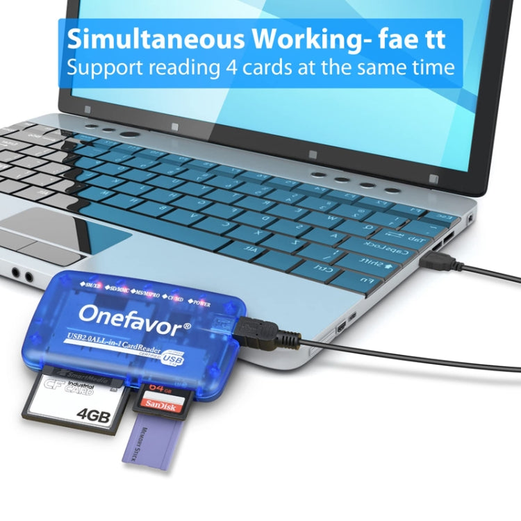 Sandsberg | Onefavor All-in-One-Kartenleser Unterstützung SM / XD / SD / MMC / MS / CF-Karte, Modell: Kartenleser+8-Pin-Adapter