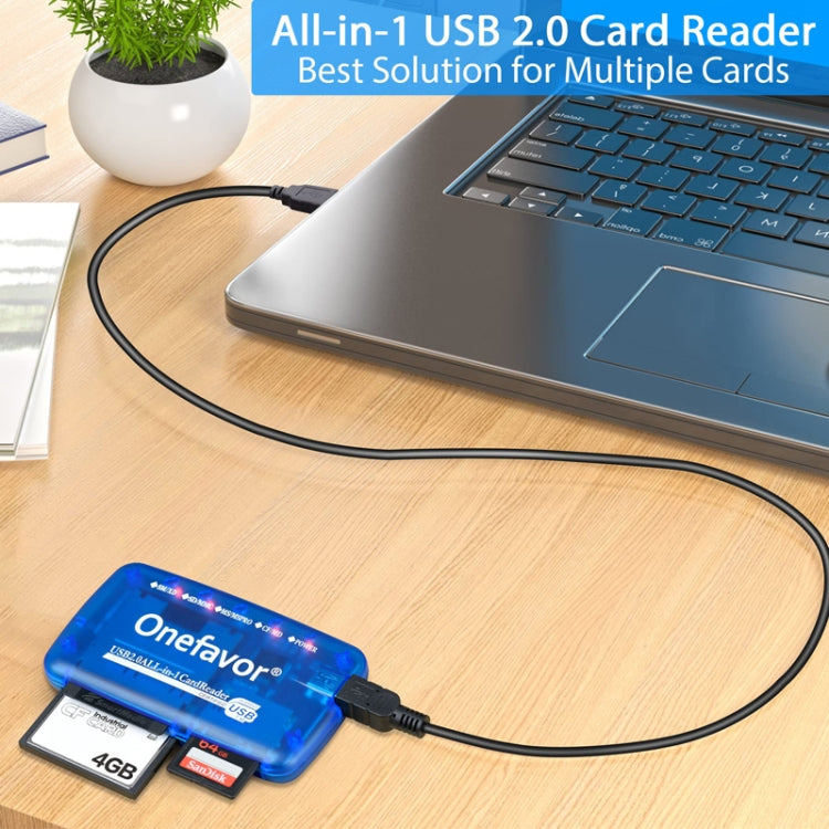 Sandsberg | Onefavor All-in-One-Kartenleser Unterstützung SM / XD / SD / MMC / MS / CF-Karte, Modell: Kartenleser+8-Pin-Adapter