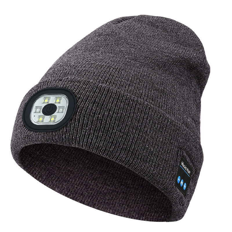 Sandsberg | LED Bluetooth Mütze mit abnehmbaren Lautsprechern
