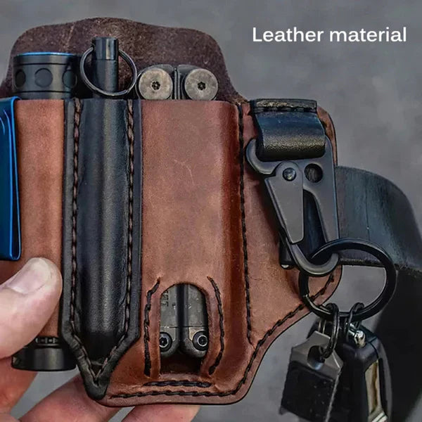 Taktisches Multifunktionswerkzeug Gürtel Leder Tasche