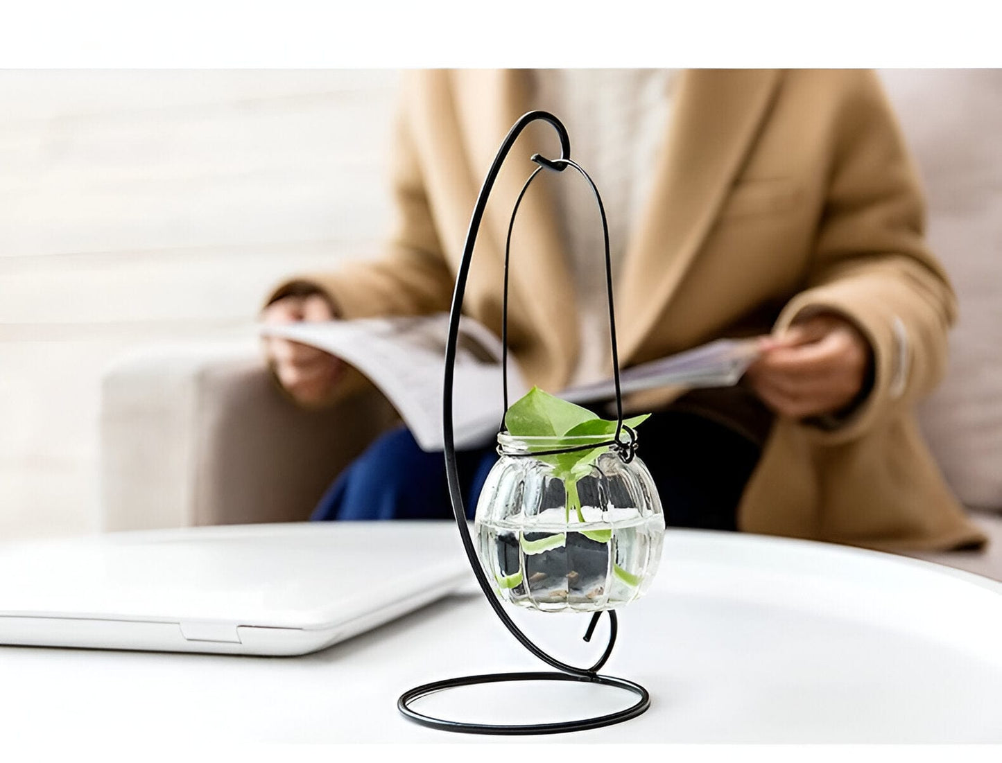 Hängende Hydroponik Transparente Blumenvase